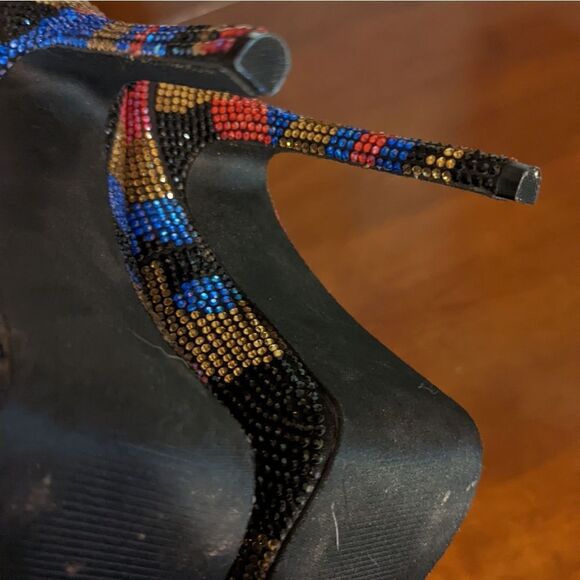 Steve Madden Shoes | Steve Madden Dyvinal Platform Jeweled Pumps 5.5 - Picture 9 of 10
